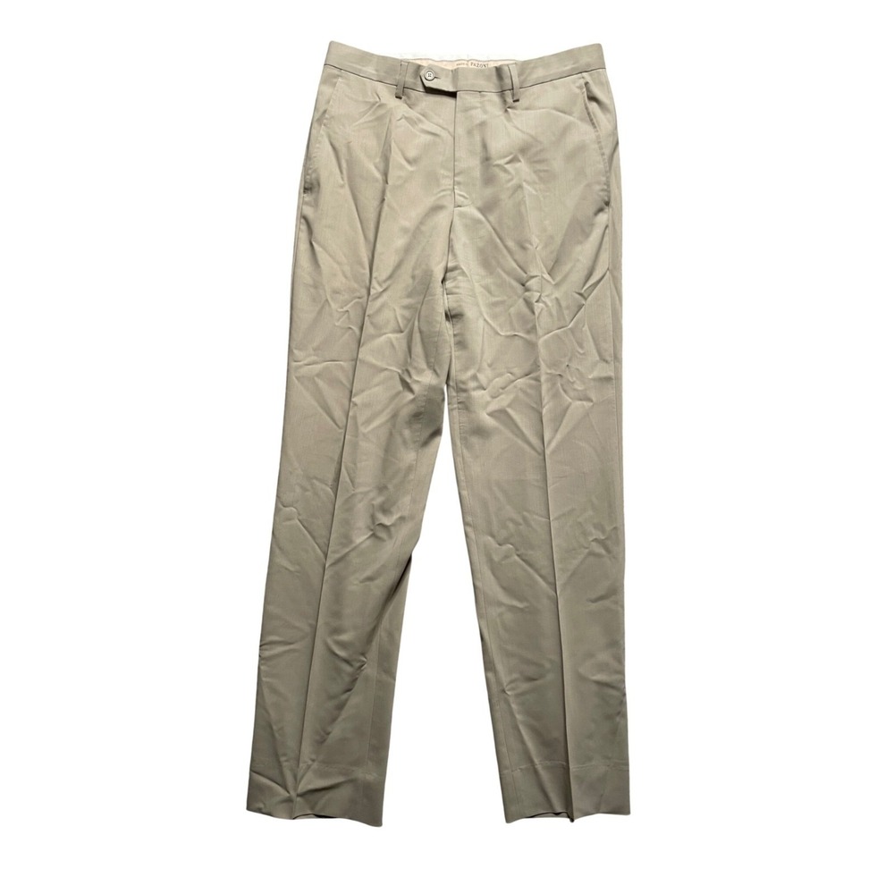 Pazoni Romeo Desert 100% Virgin Wool Dress Pants‎ Mens Size 34 Made in Italy